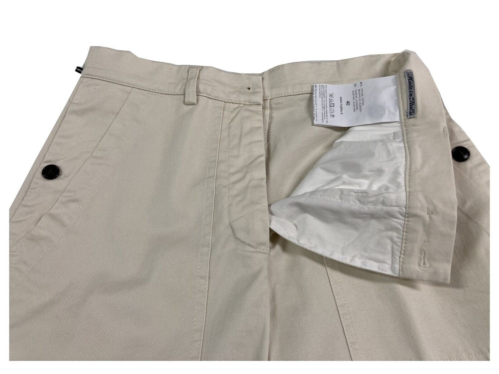MYTHS pantalone donna cotone art D01 70 MADE IN ITALY
