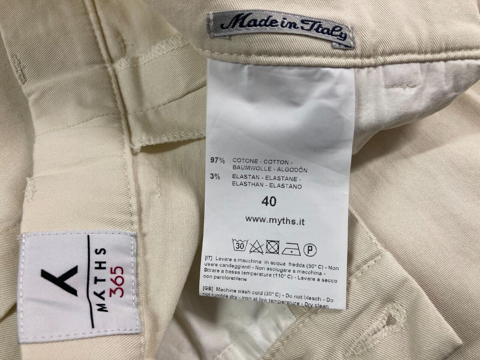 MYTHS pantalone donna cotone art D01 70 MADE IN ITALY