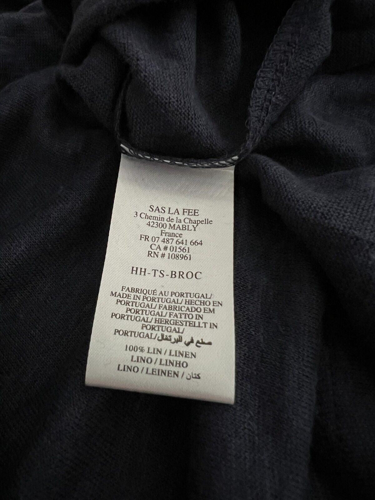 HUMILITY 1949 t-shirt donna BROC 100% lino