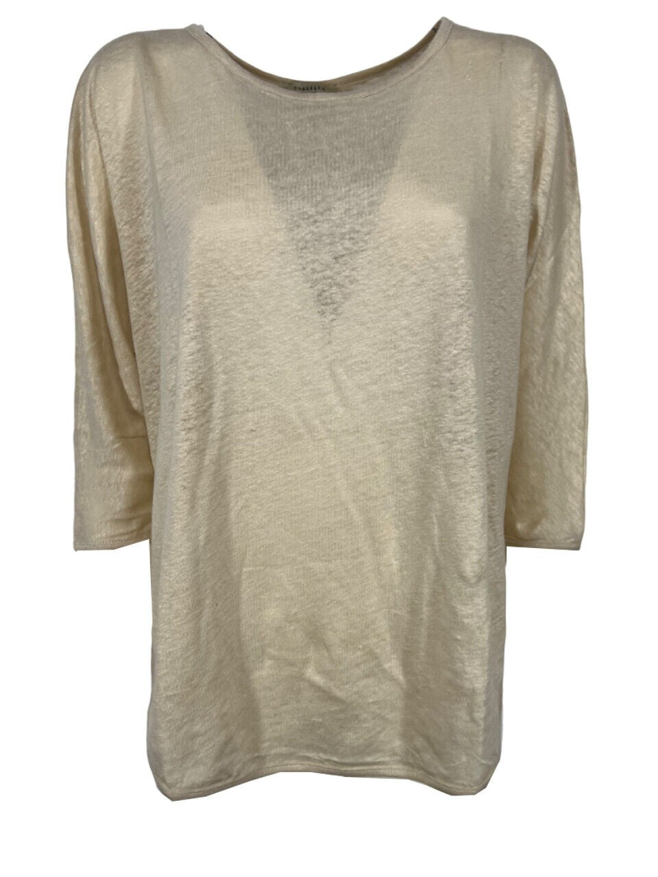 HUMILITY 1949 t-shirt donna over RIMAS 100 % lino