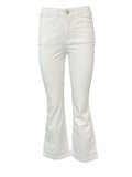 J-CUBE jeans donna a zampa cotone FIONA GABARDINA MADE IN ITALY