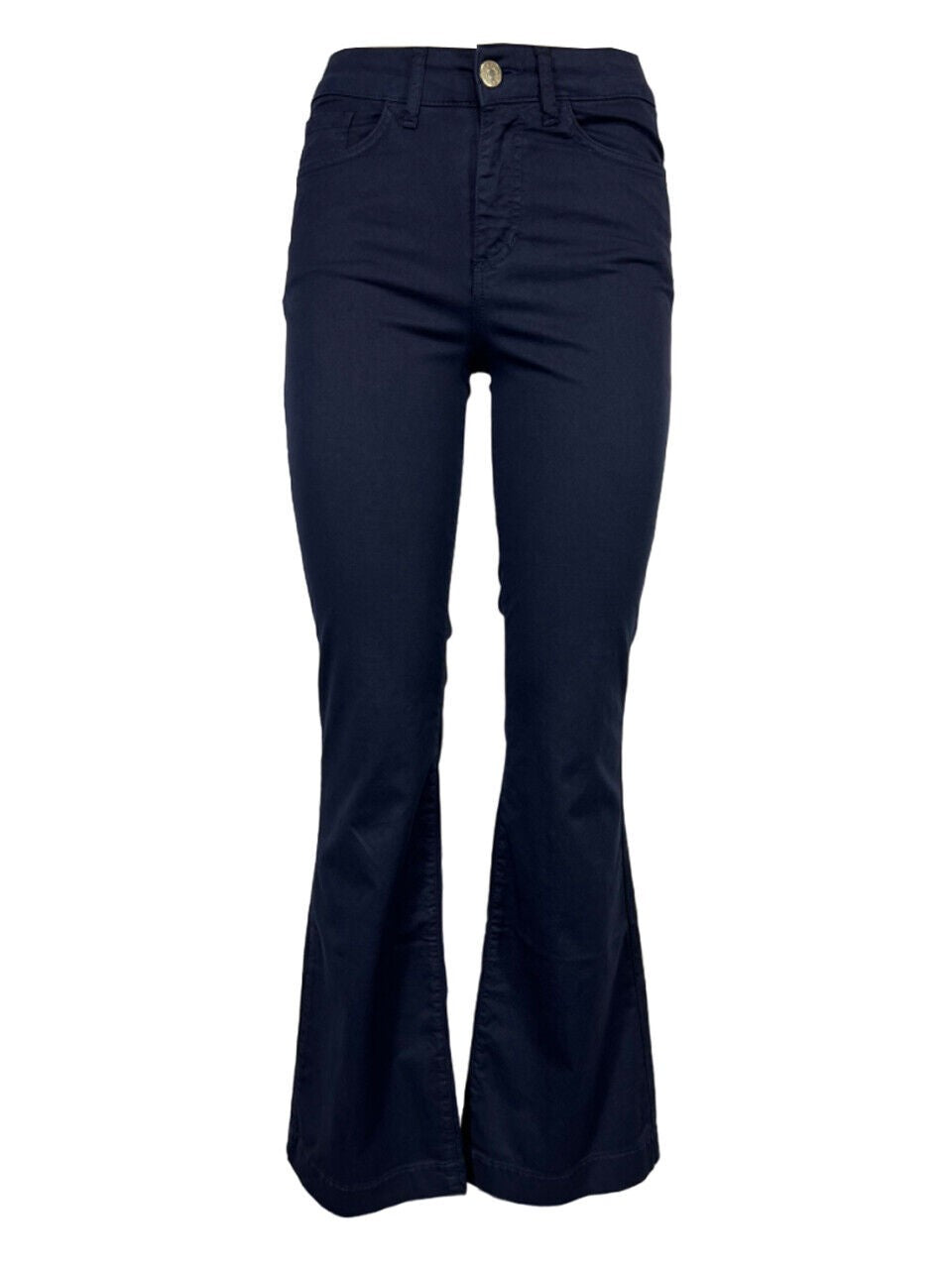 J-CUBE jeans donna a zampa cotone FIONA GABARDINA MADE IN ITALY