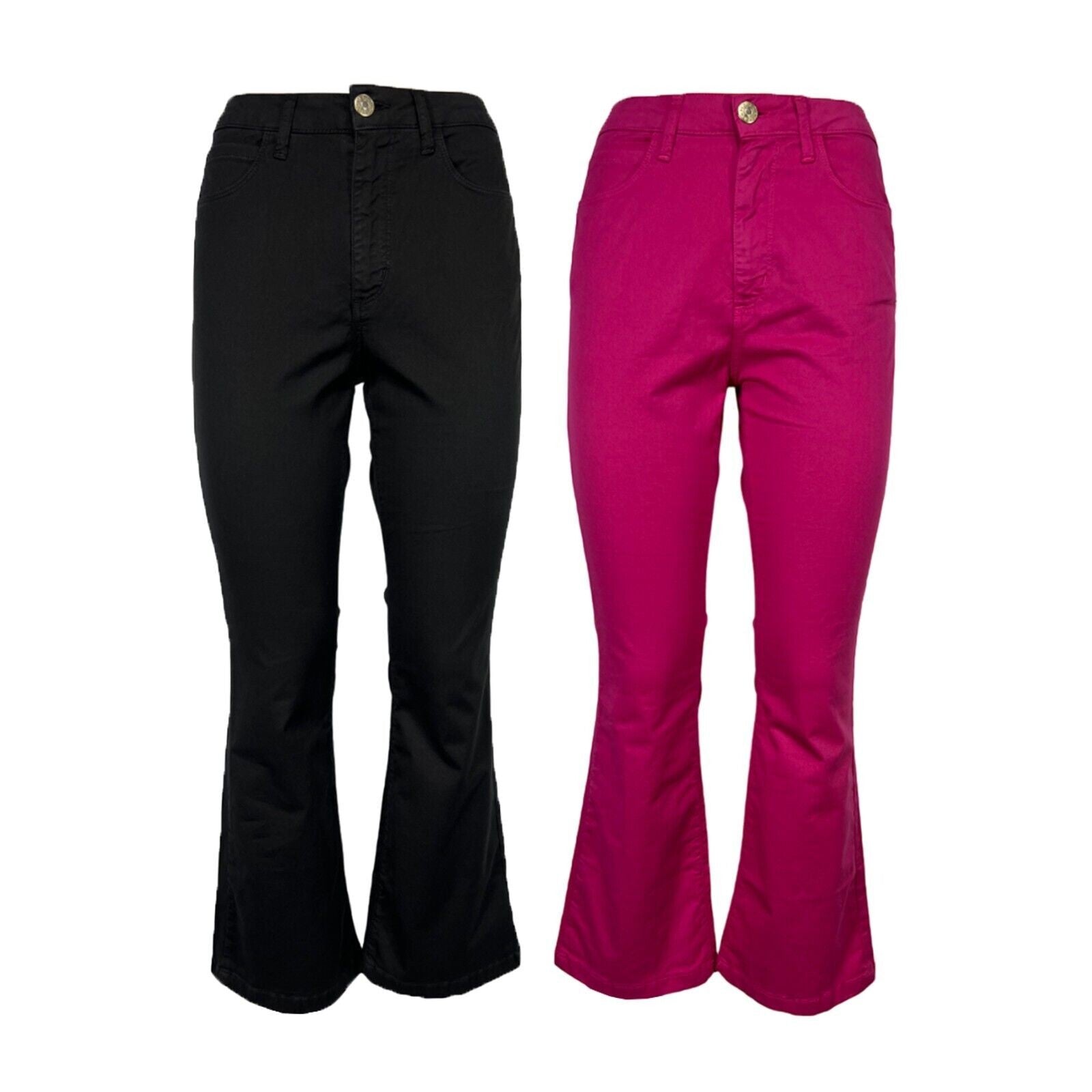 J-CUBE jeans donna trombetta cotone AMY GABARDINA MADE IN ITALY