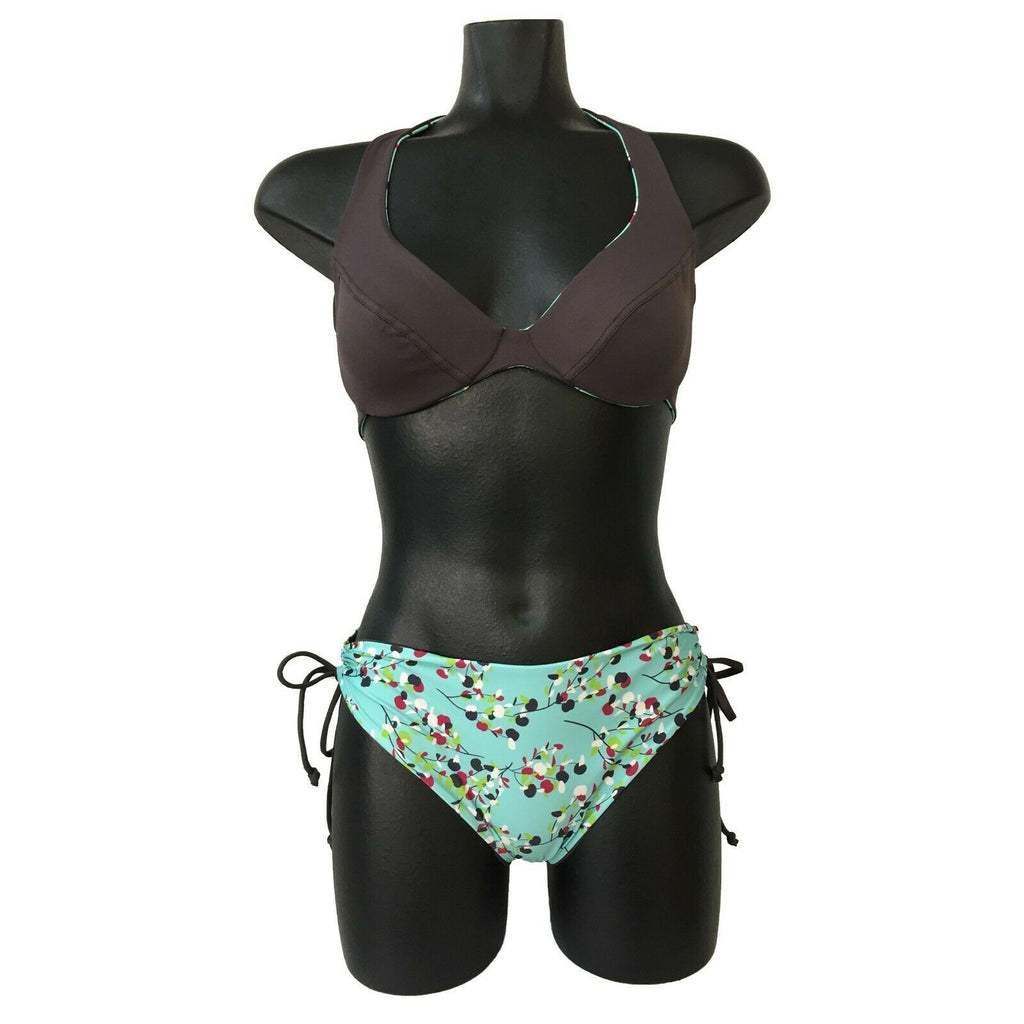 JUSTMINE bikini donna double-face con ferretto acqua/caffè coppa C art B2702C736 FERRETTO DOUBLE MADE IN ITALY