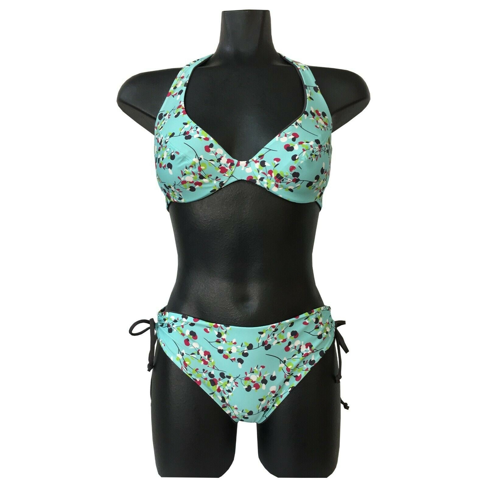 JUSTMINE bikini donna double-face con ferretto acqua/caffè coppa C art B2702C736 FERRETTO DOUBLE MADE IN ITALY