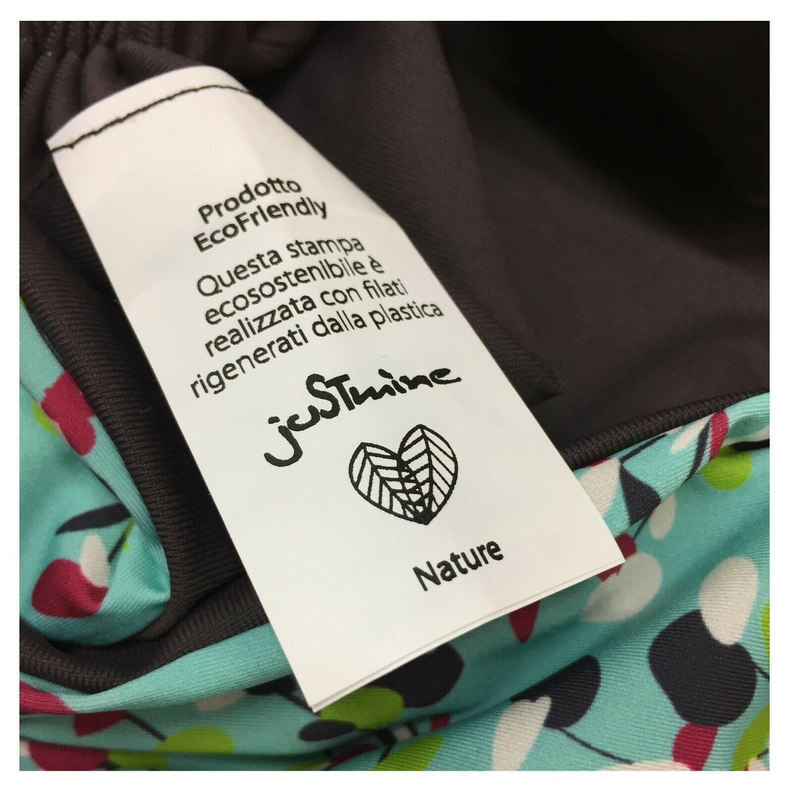 JUSTMINE bikini donna double-face con ferretto acqua/caffè coppa C art B2702C736 FERRETTO DOUBLE MADE IN ITALY