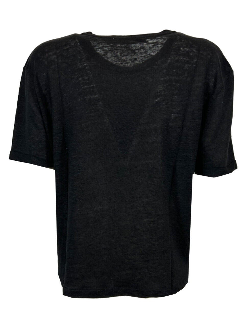 LA FEE MARABOUTEE t-shirt donna girocollo lino DAVILIA 100% lino