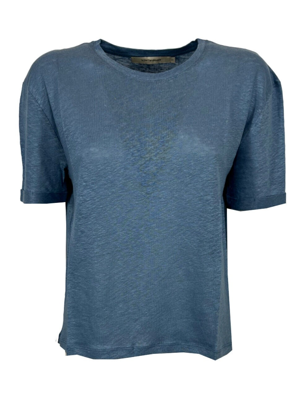 LA FEE MARABOUTEE t-shirt donna girocollo lino DAVILIA 100% lino