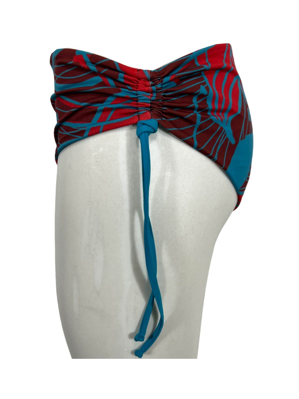 FEELING by JUSTMINE bikini coppa C turchese/rosso/amarena FCOBKSS24-B2863C 6056 MADE IN ITALY