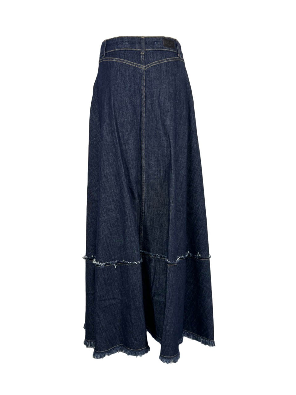 J-CUBE gonna donna svasata lunga denim CARTISIA 100% cotone MADE IN ITALY