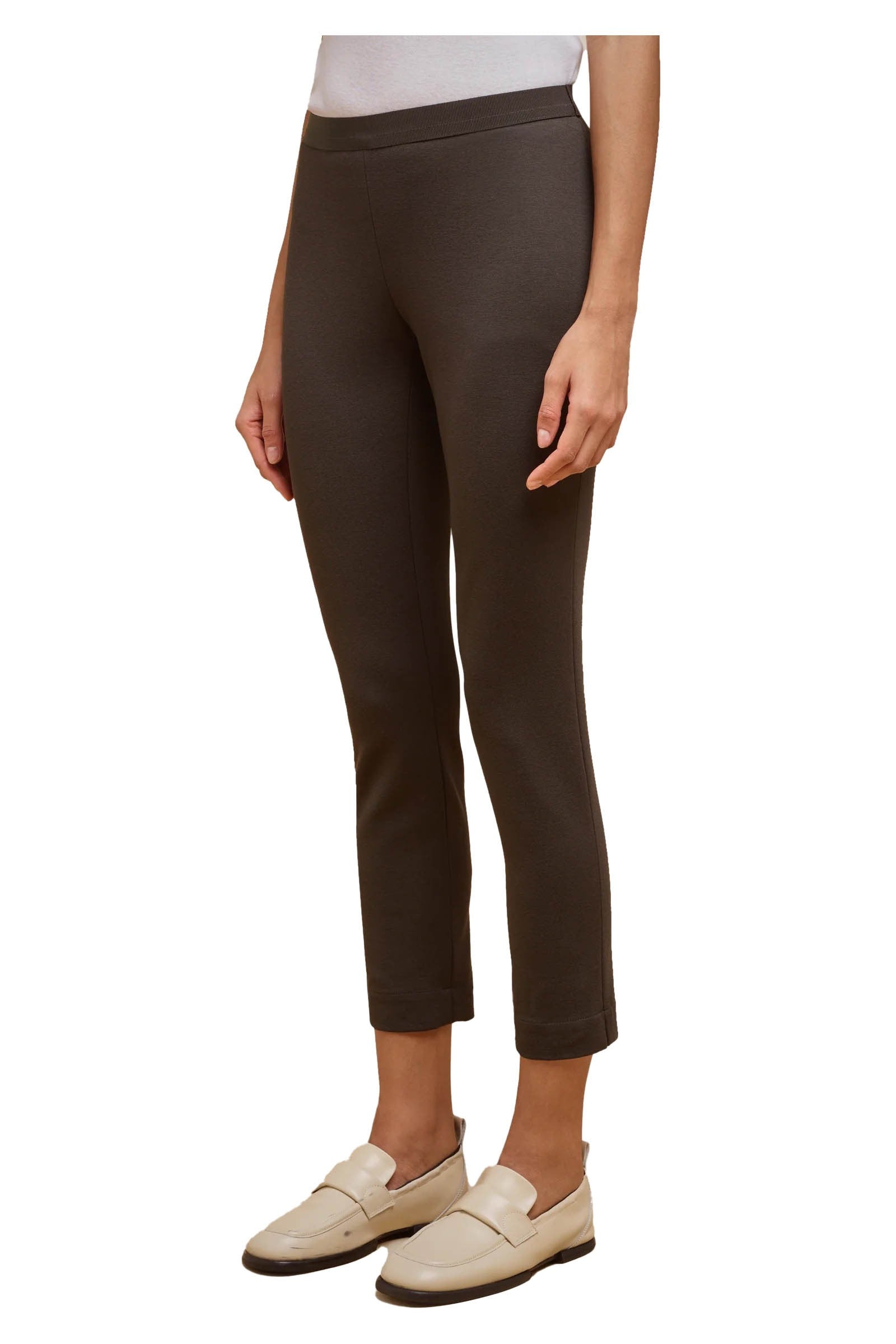 LIVIANA CONTI pantalone punto milano mod Leggins CNTI85 MADE IN ITALY new