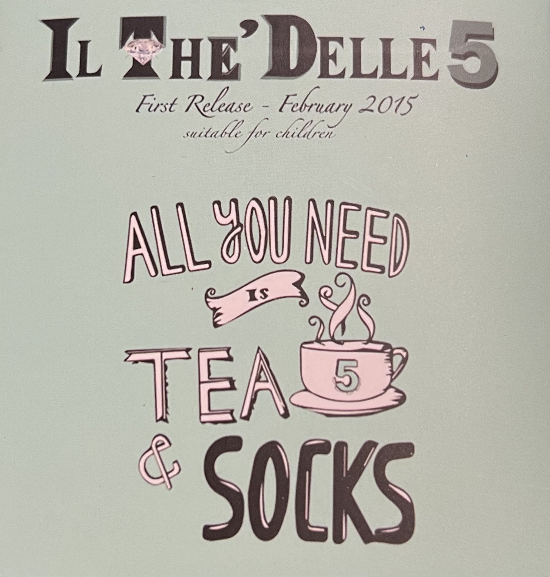 IL THE DELLE 5 calzino donna fantasia SOCKS Tg. Unica 36/40 new