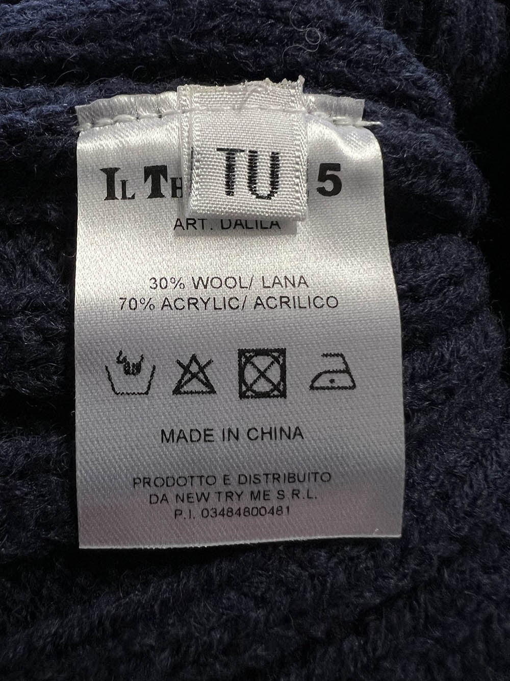 IL THE DELLE 5 cappello donna lana a coste DALILA 30% lana 70% acrilico