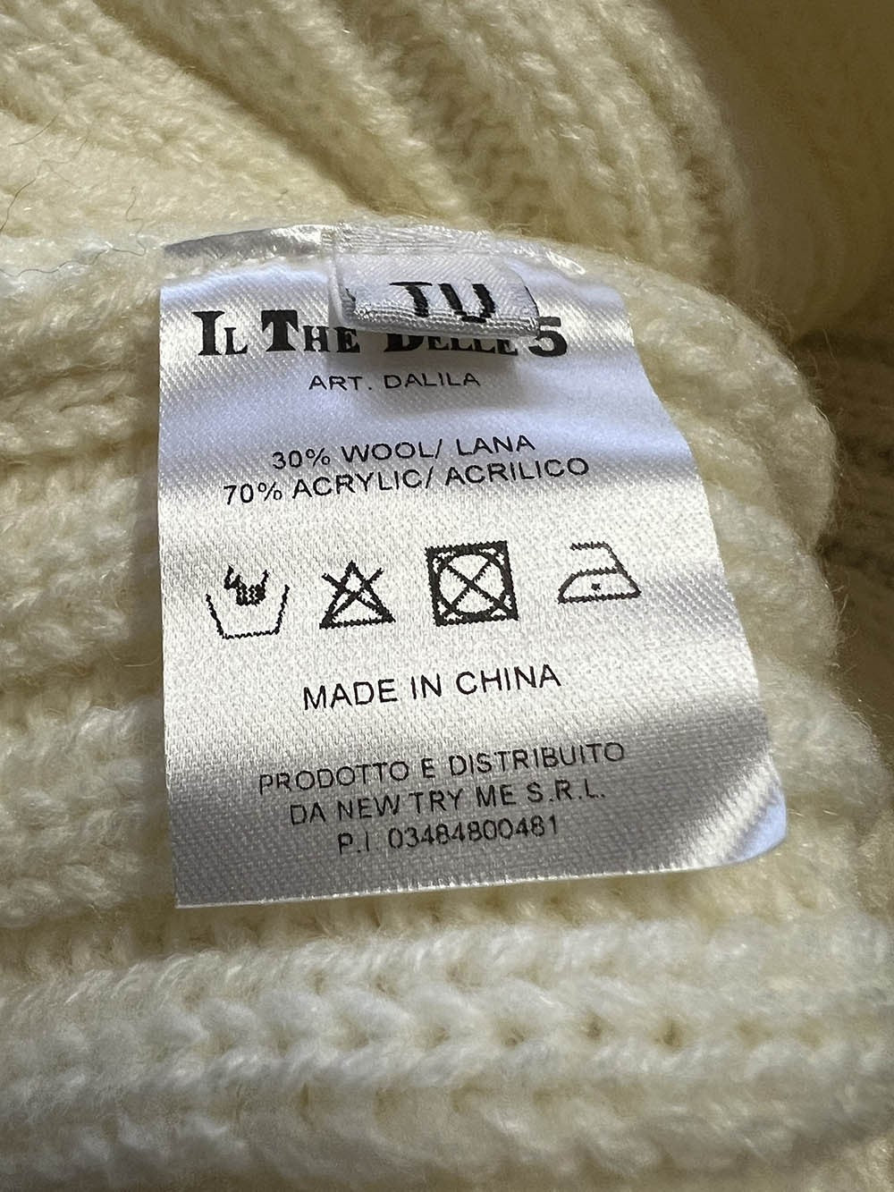 IL THE DELLE 5 cappello donna lana a coste DALILA 30% lana 70% acrilico