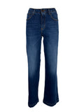 J-CUBE jeans donna palazzo stone washed MILA 99% cotone 1% elastan MADE IN ITALY