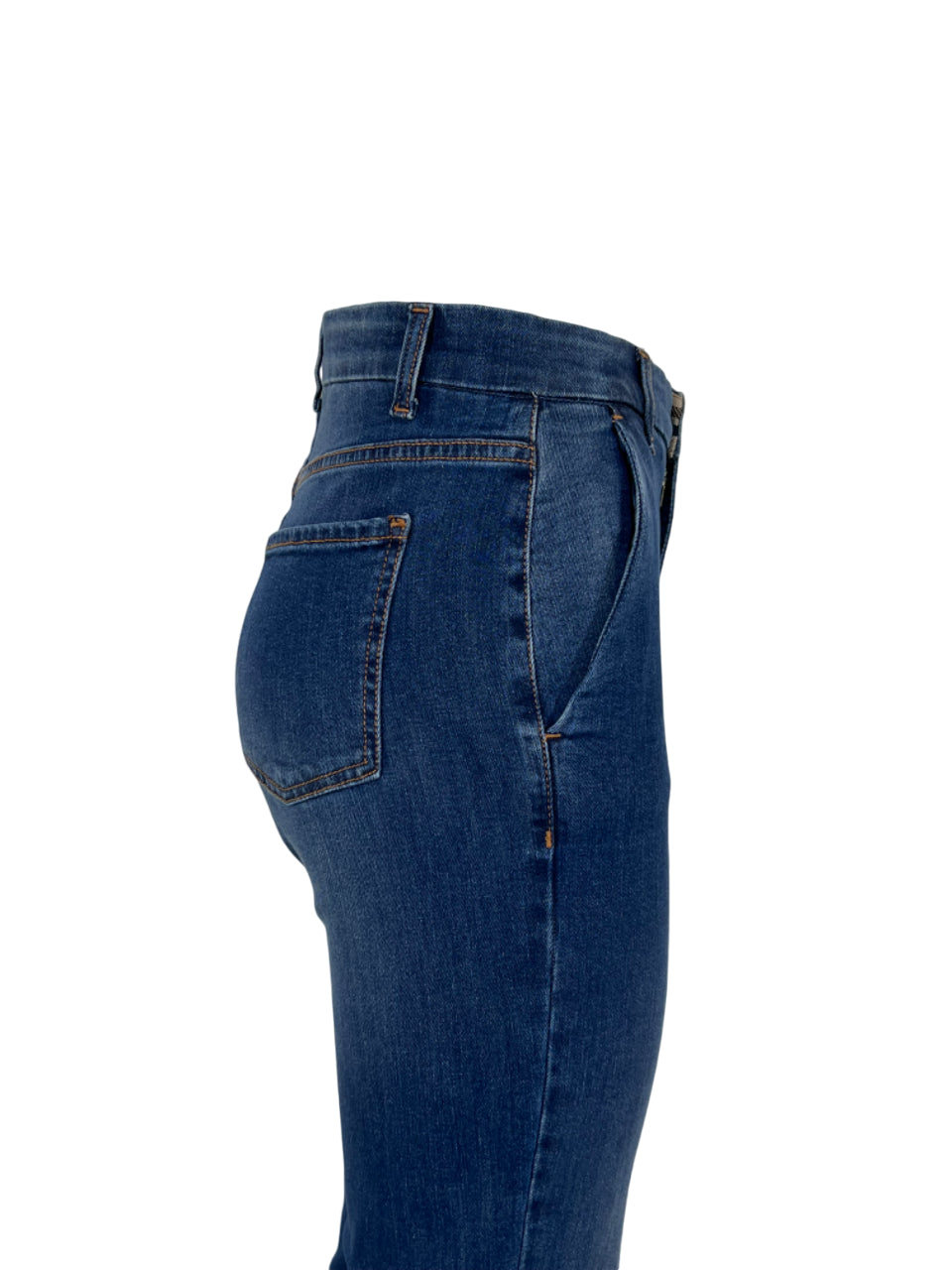 J-CUBE jeans donna stone washed flare NICOLE 99% cotone 1% elastan MADE IN ITALY