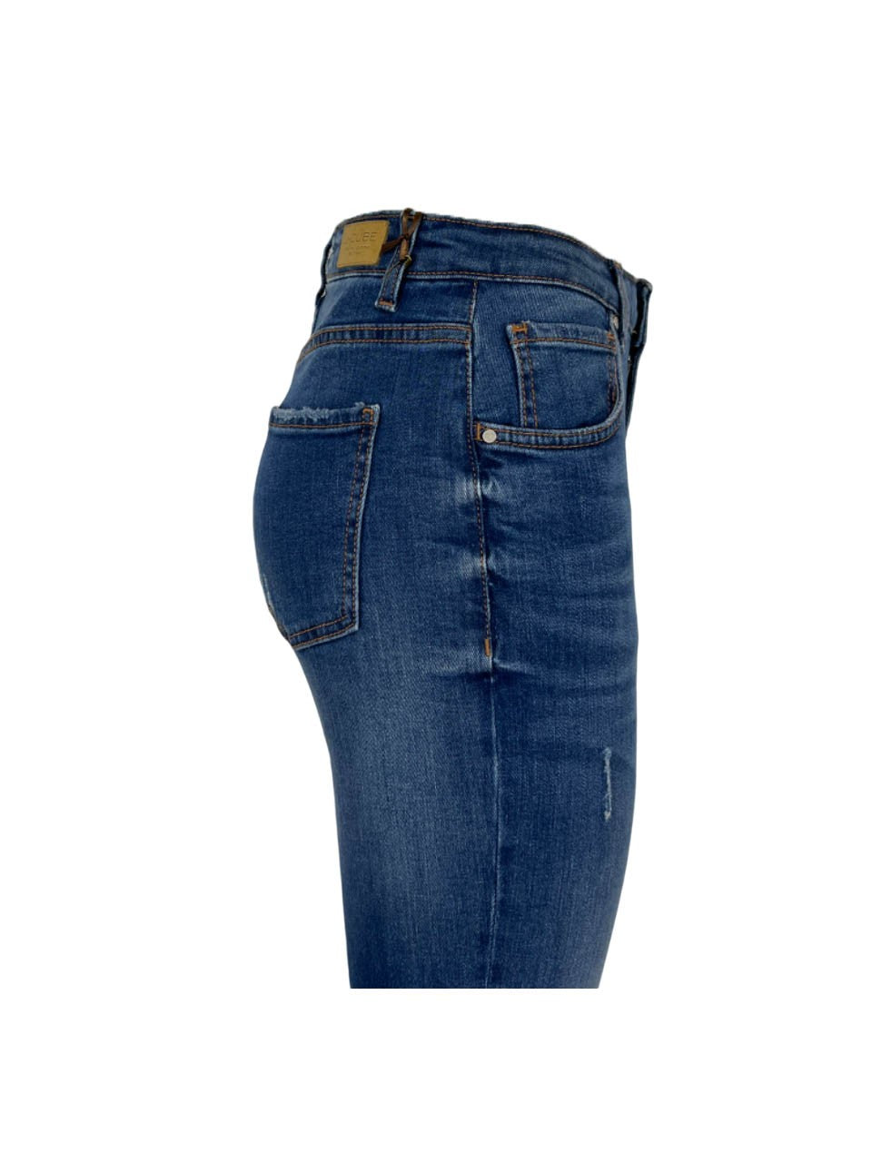 J-CUBE jeans donna skinny stone washed ALICE LAV 1 MADE IN ITALY