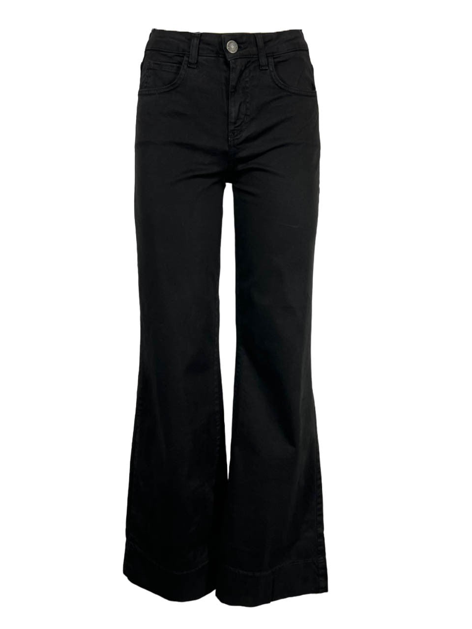 J-CUBE pantalone donna modello jeans flare gabardina invernale KAOTICA 300 MADE IN ITALY