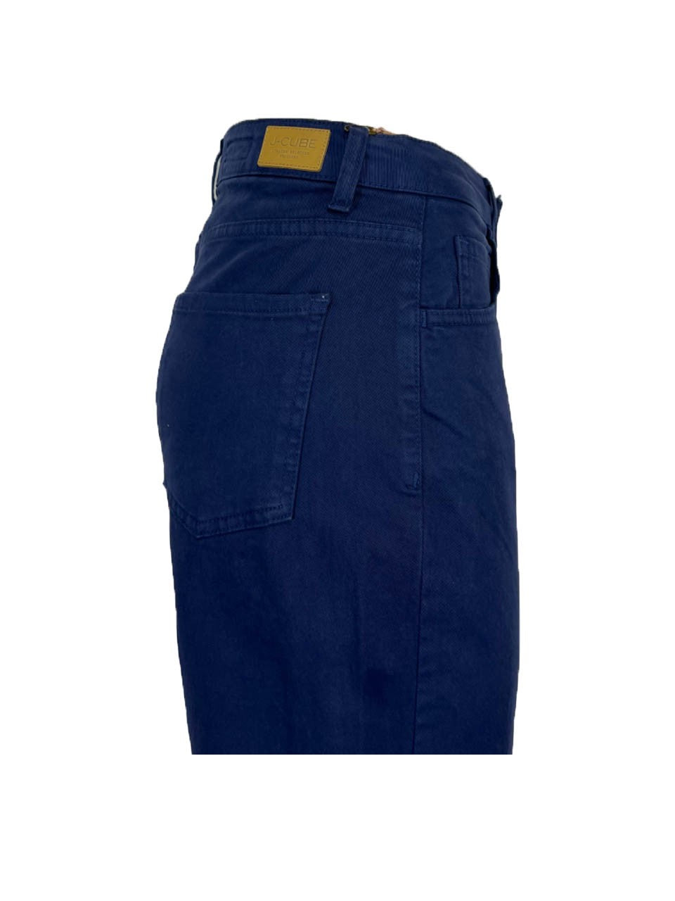 J-CUBE pantalone donna modello jeans flare gabardina invernale KAOTICA 300 MADE IN ITALY