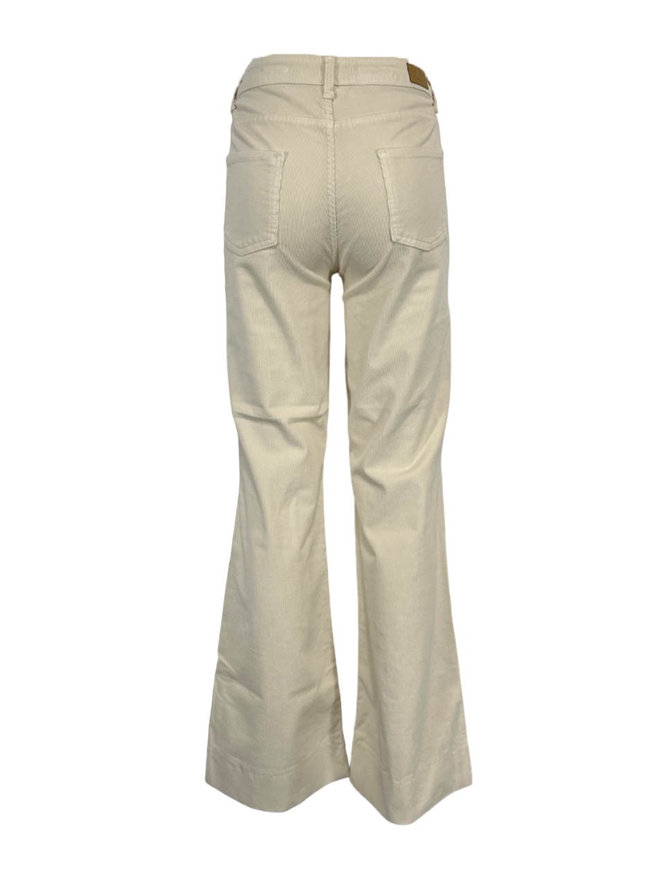 J-CUBE pantalone donna modello jeans flare velluto 2000 righe  KAOTICA 301 MADE IN ITALY