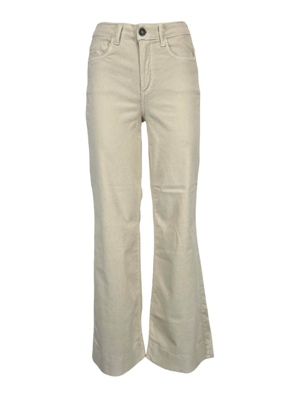 J-CUBE pantalone donna modello jeans flare velluto 2000 righe  KAOTICA 301 MADE IN ITALY