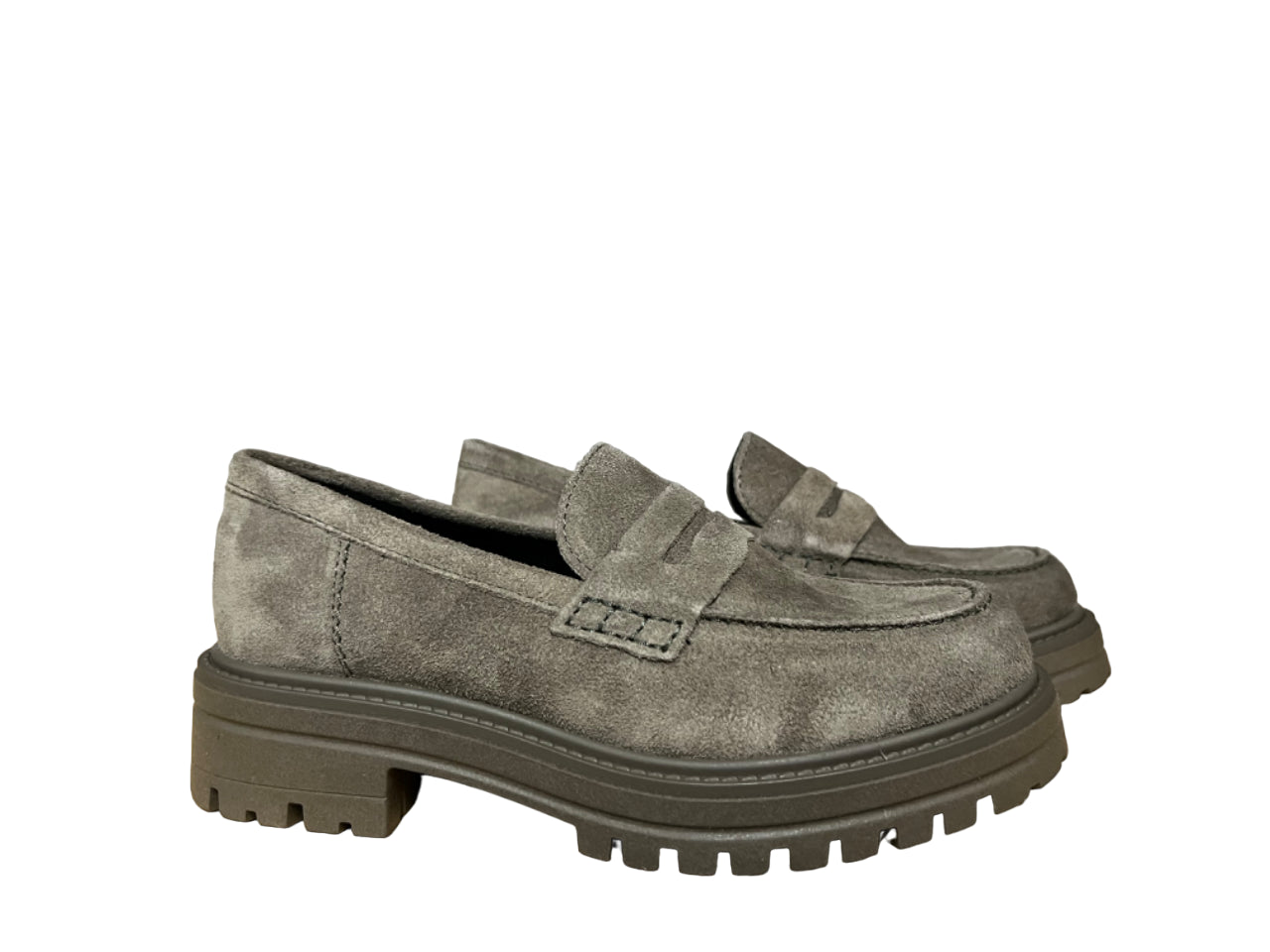 FRANCESCO BRUNELLI mocassino donna camoscio AO4105 100% pelle