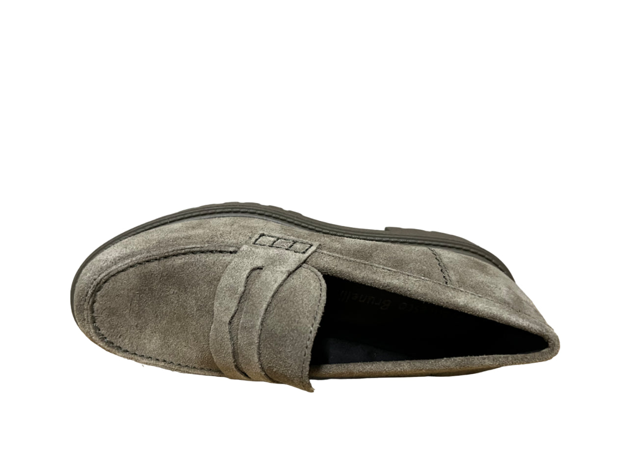 FRANCESCO BRUNELLI mocassino donna camoscio AO4105 100% pelle