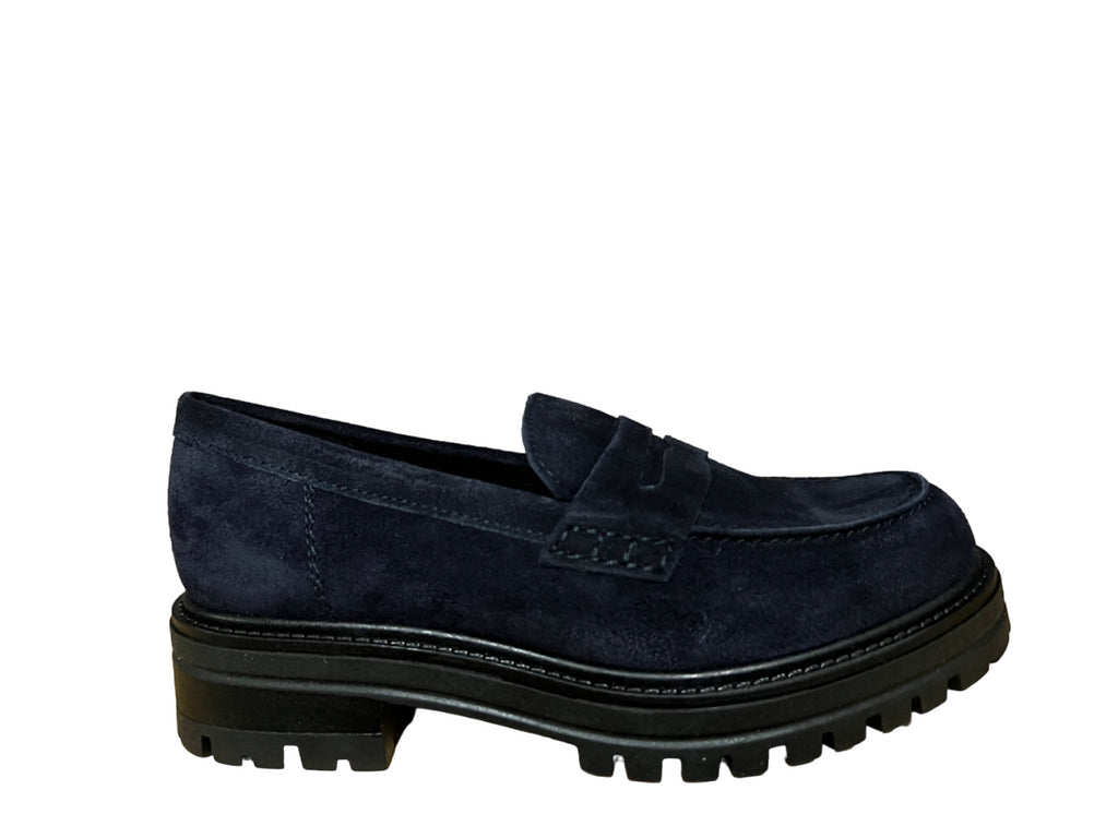 FRANCESCO BRUNELLI mocassino donna camoscio AO4105 100% pelle