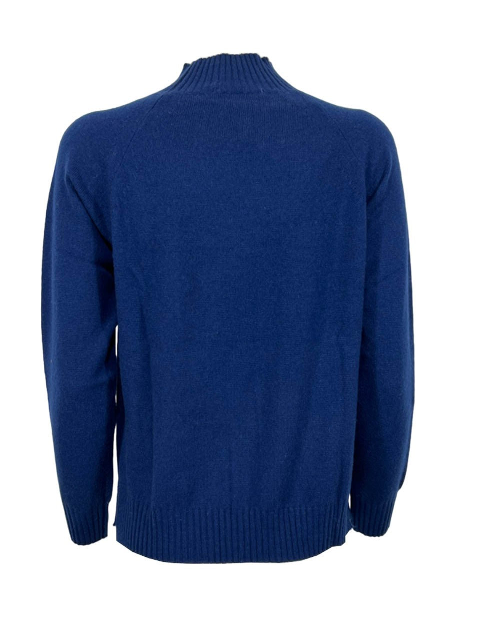 BRAMANTE maglia donna lupetto blu chiaro art 21 100% cachemire