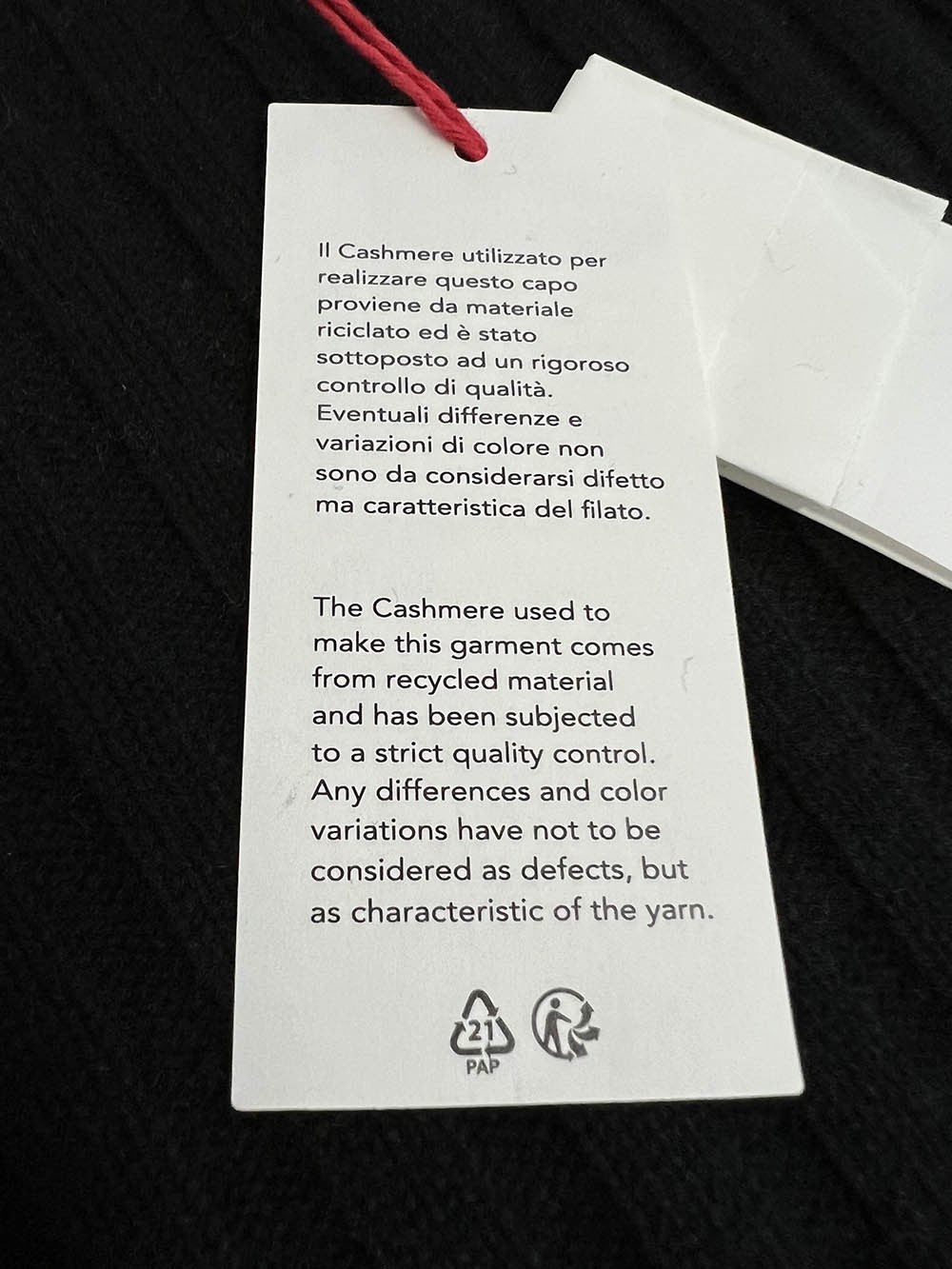 LIVIANA CONTI maglia donna a coste F4WC01 50% cashmere riciclato 50% poliammide MADE IN ITALY