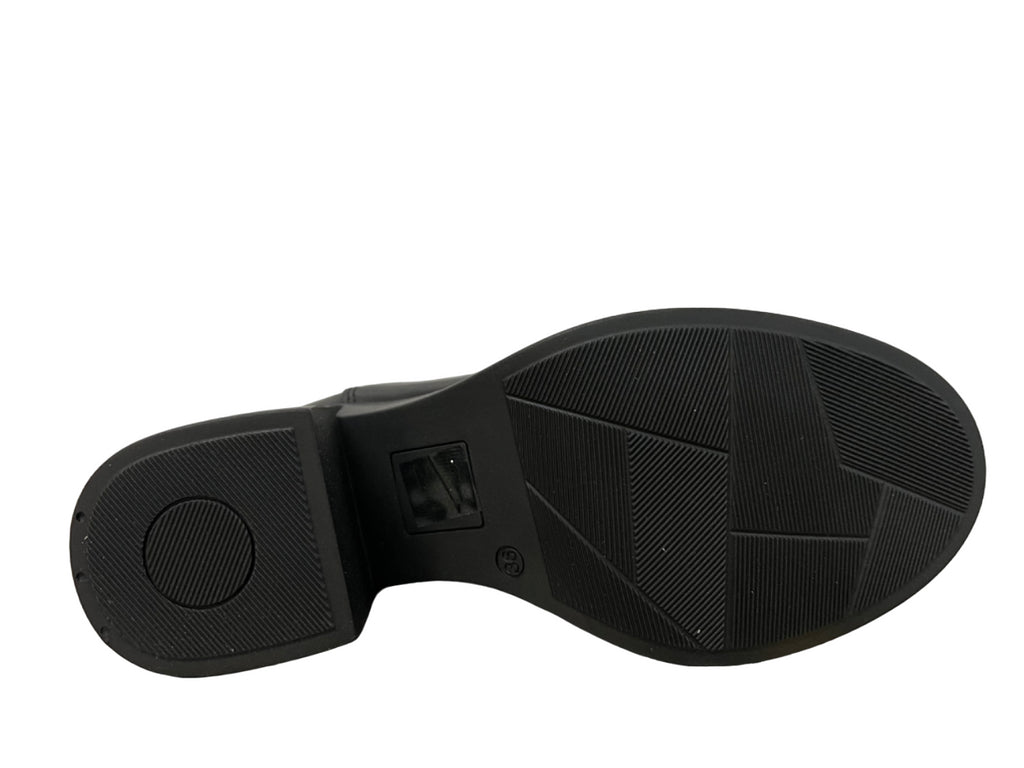 FRANCESCO BRUNELLI stivale basso donna pelle nero AR4714 100% pelle