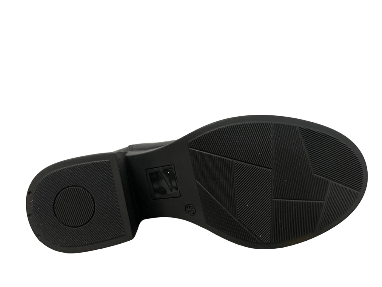 FRANCESCO BRUNELLI stivale basso donna pelle nero AR4714 100% pelle