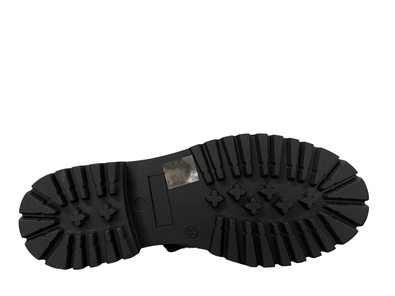 FRANCESCO BRUNELLI stivale basso donna beatles nero con impunture BP4719 100% pelle