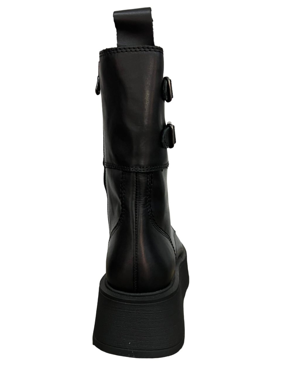 FRANCESCO BRUNELLI anfibio donna pelle nero BZ4743 100% pelle