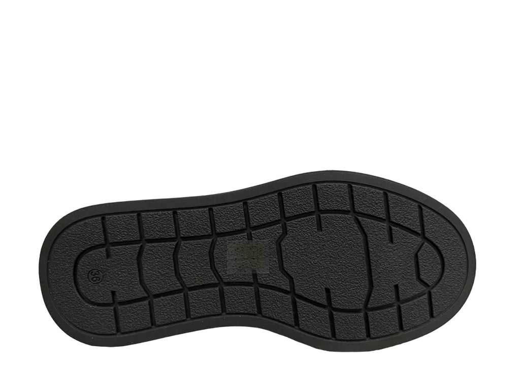 FRANCESCO BRUNELLI anfibio donna pelle nero BZ4743 100% pelle