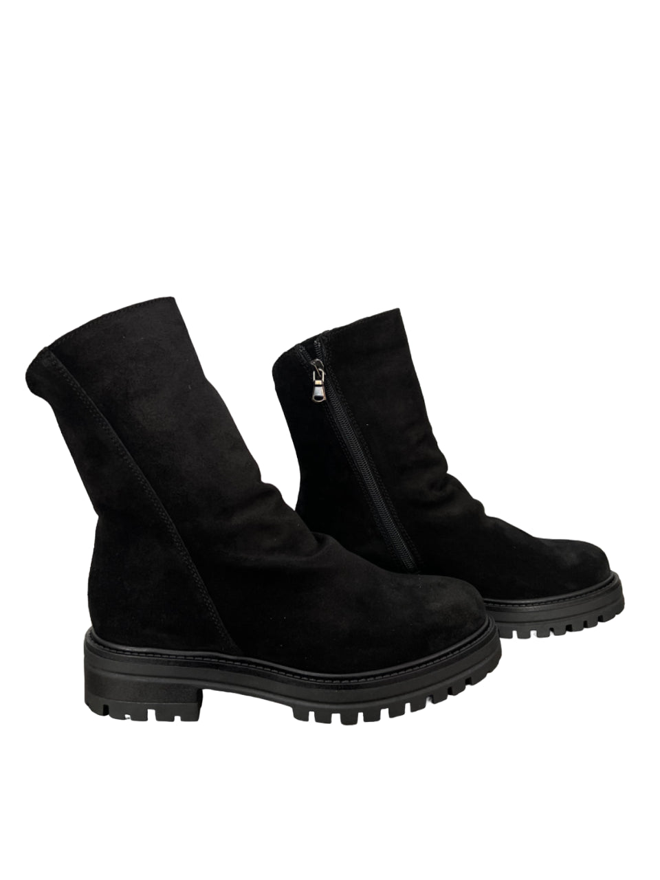 FRANCESCO BRUNELLI stivale basso camoscio AO4707 100% pelle