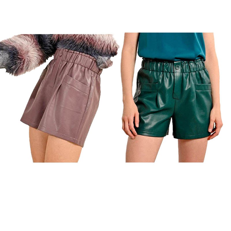 MOLLY BRACKEN short donna ecopelle TF103CN