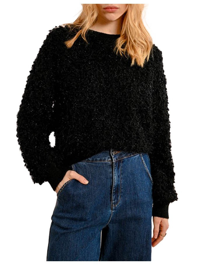 MOLLY BRACKEN maglia donna girocollo testurizzata LA1604CH