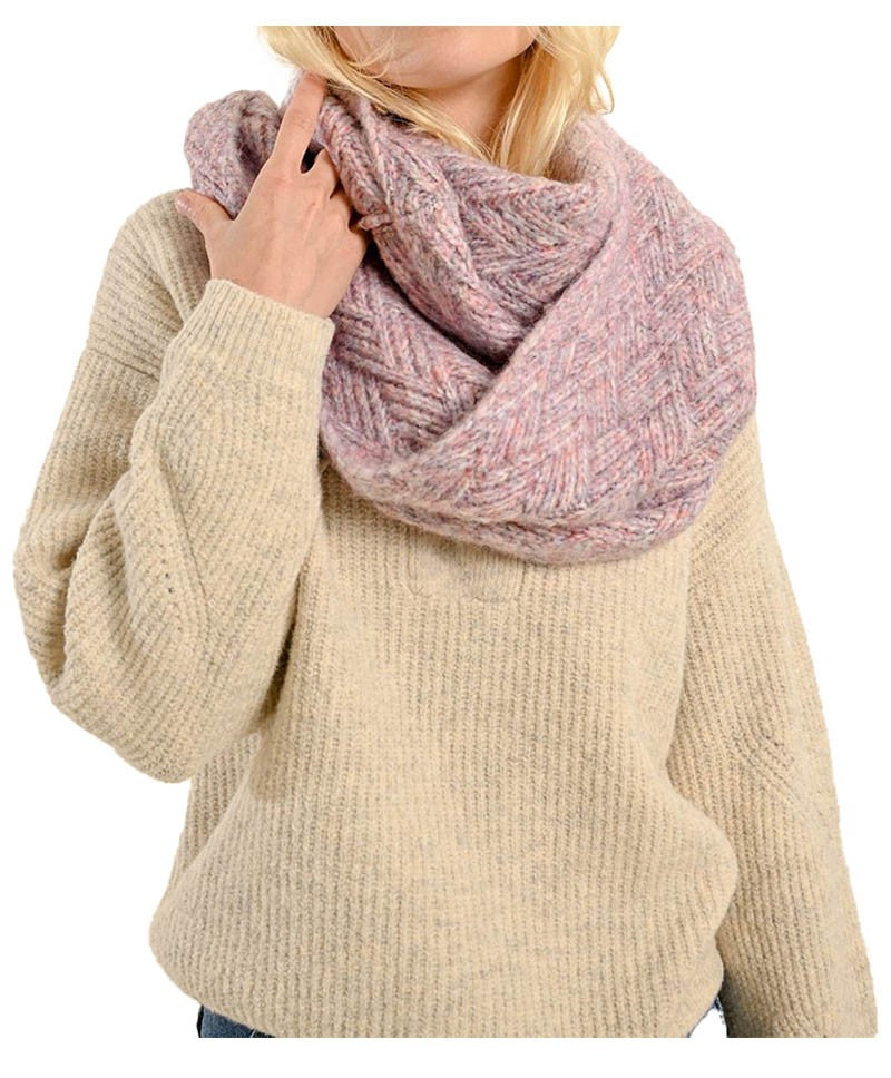 MOLLY BRACKEN sciarpa donna lilla B285CH 53% acrilico 35% poliammide 12% poliestere