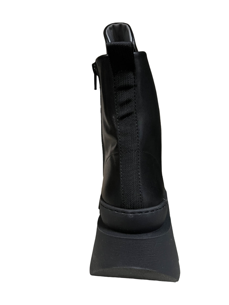 PATRIZIA BONFANTI stivale donna basso nero ANNE NIAGARA 100% pelle MADE IN ITALY