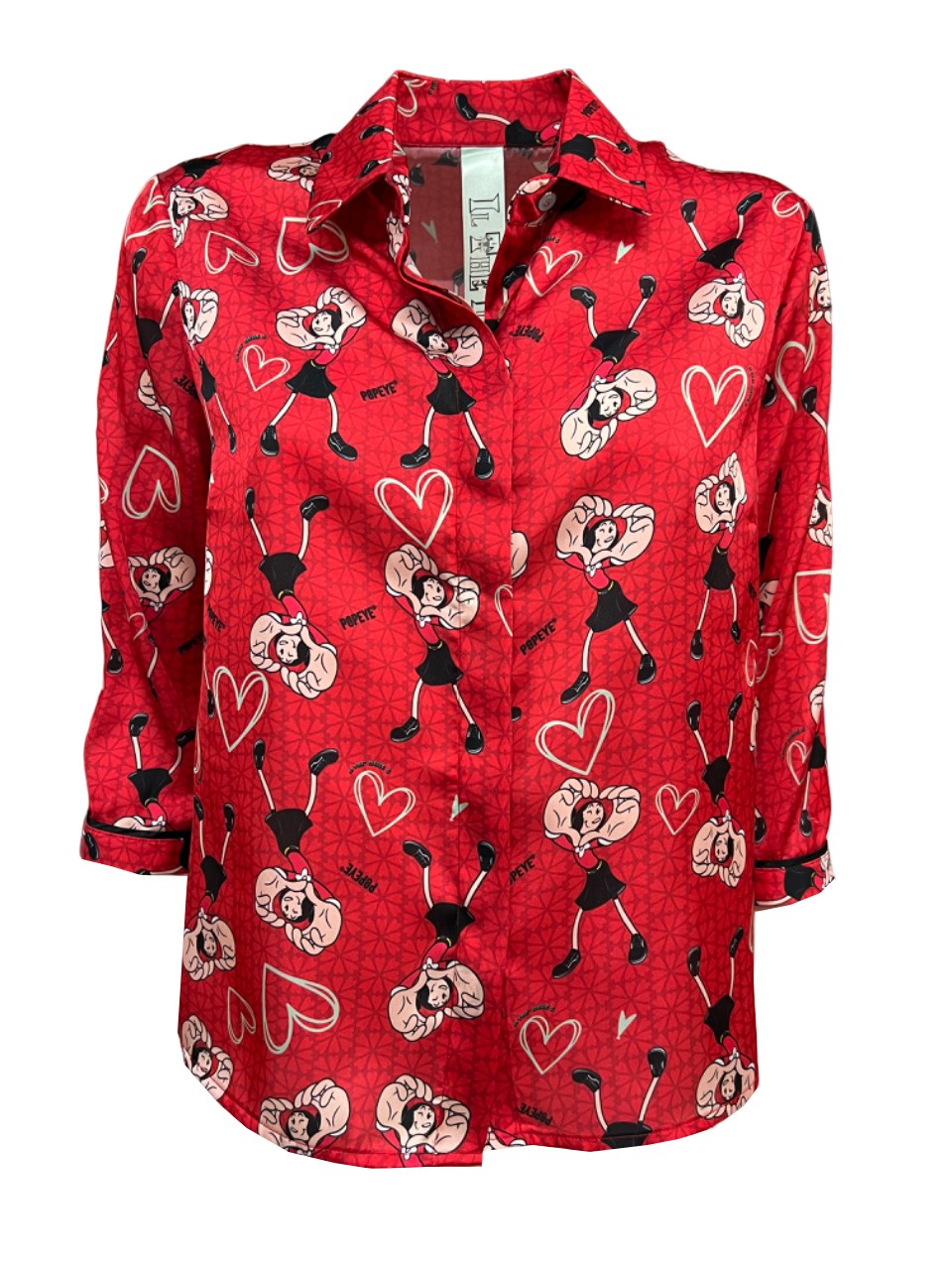 IL THE DELLE 5 camicia rossa Olivia OLIVIA RED MADE IN ITALY