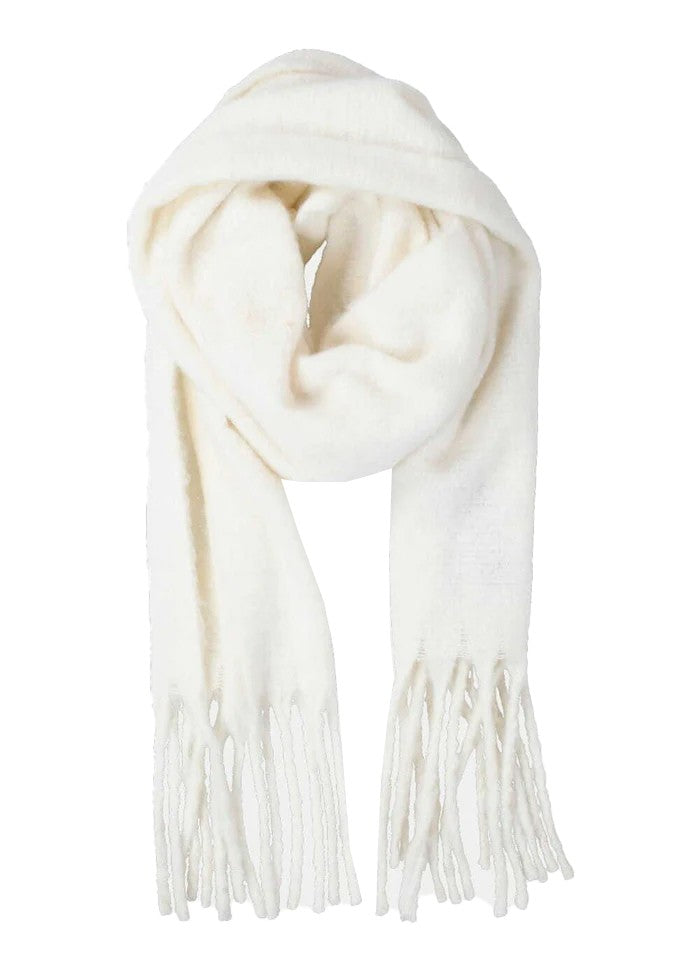 LA FEE MARABOUTEE sciarpa donna con frange unita COLONEL