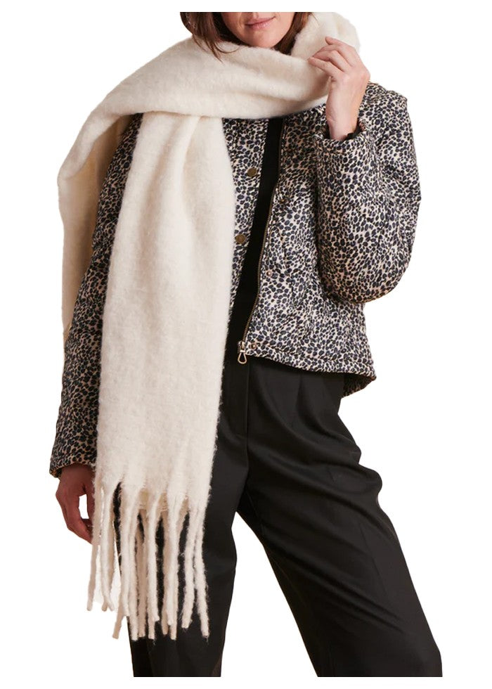 LA FEE MARABOUTEE sciarpa donna con frange unita COLONEL