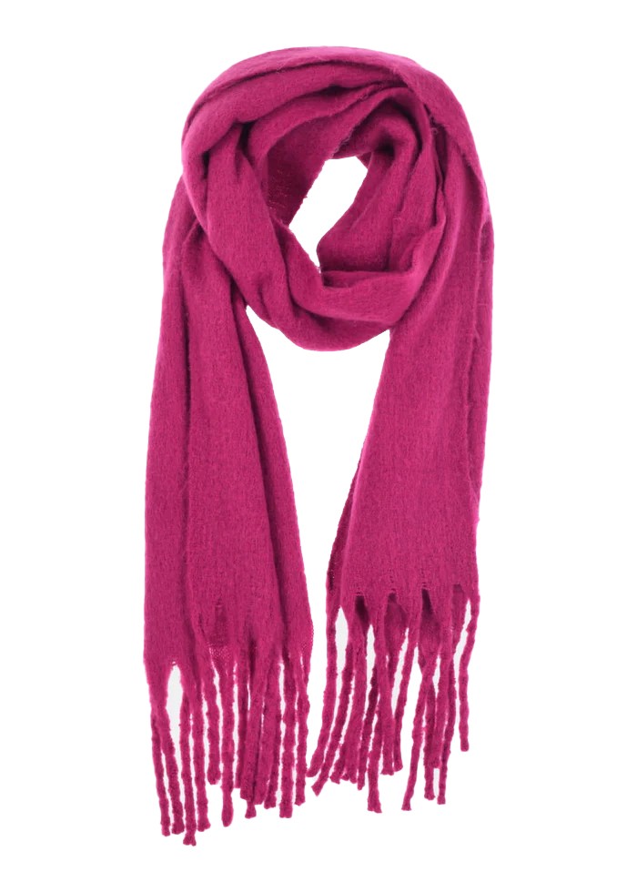 LA FEE MARABOUTEE sciarpa donna con frange unita COLONEL