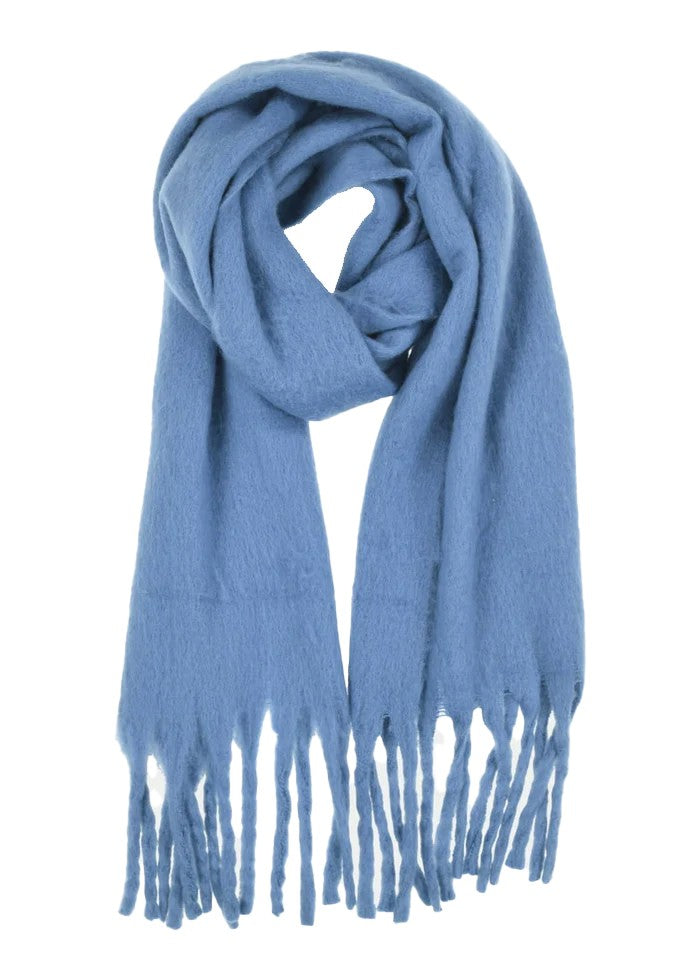 LA FEE MARABOUTEE sciarpa donna con frange unita COLONEL