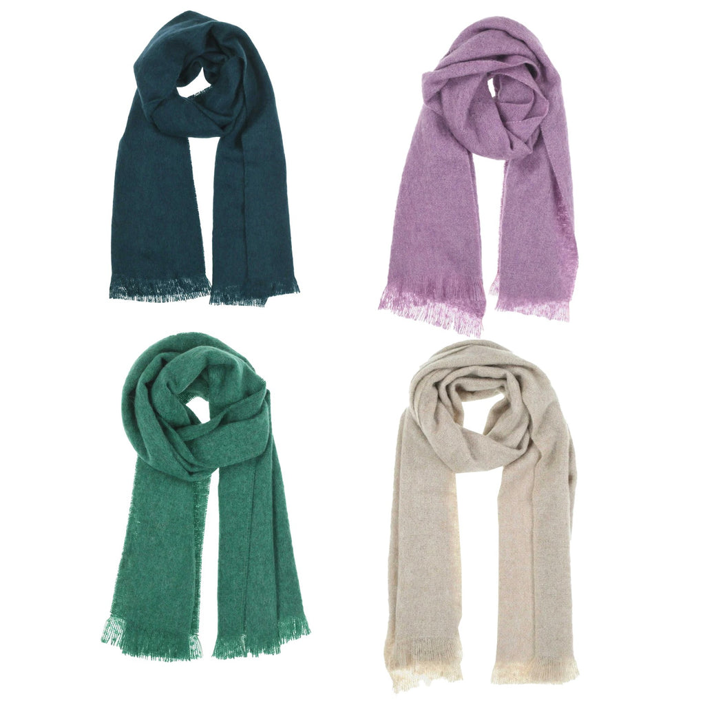 LA FEE MARABOUTEE sciarpa donna piccole frange ZLARINA