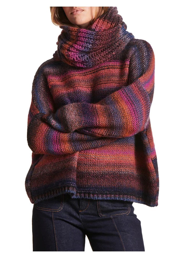 LA FEE MARABOUTEE collo donna lana multicolor ZEROTA