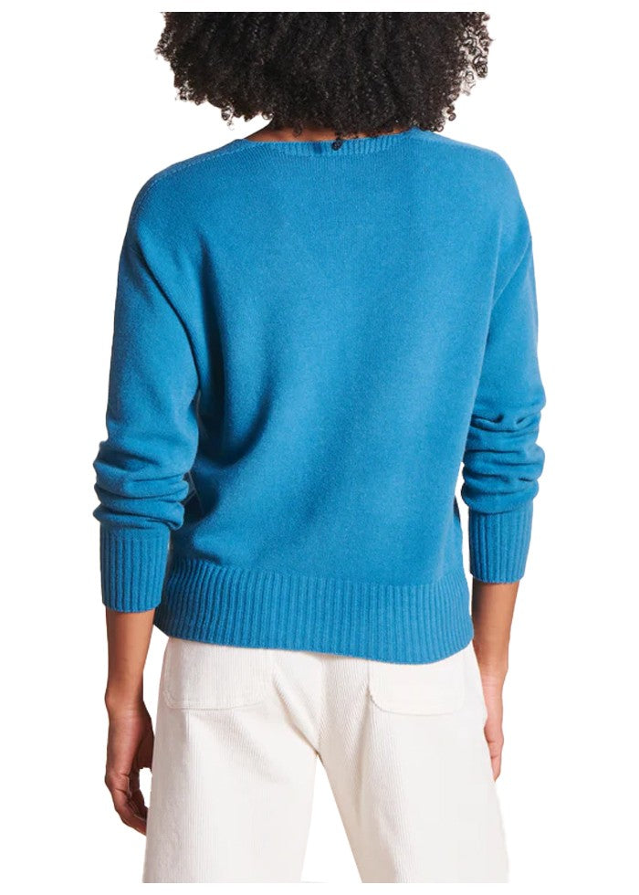 LA FEE MARABOUTEE maglia donna ZOLARA 50% viscosa 30% poliammide 20% lana MADE IN ITALY