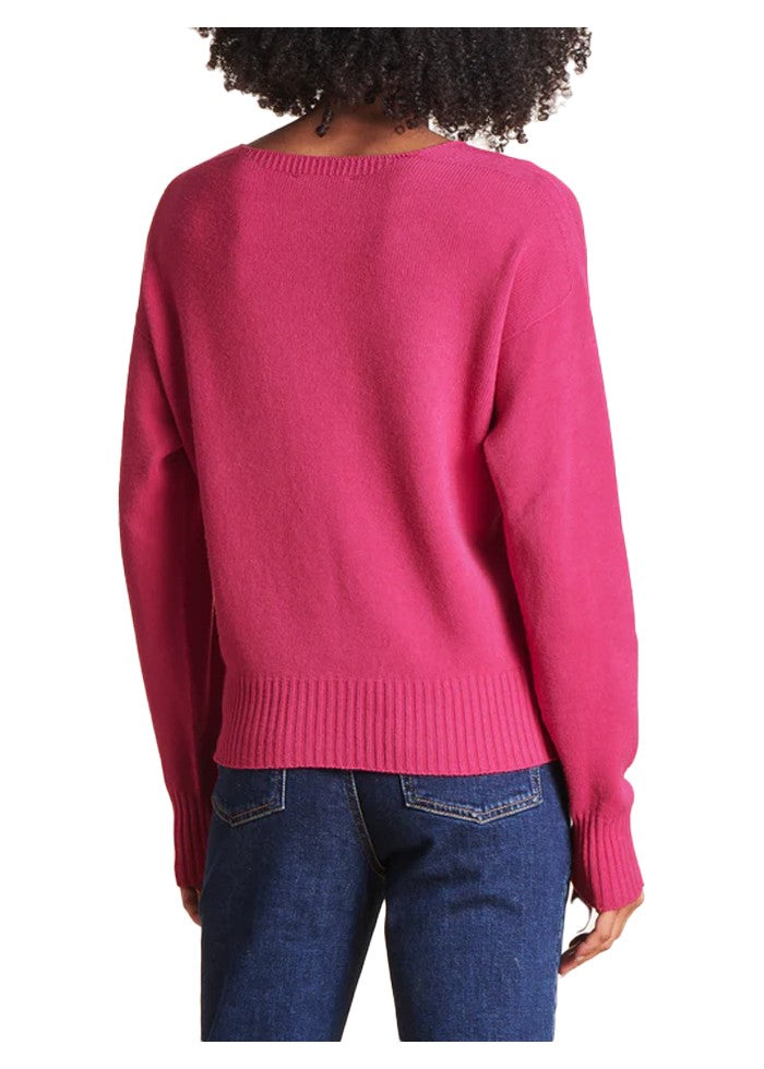 LA FEE MARABOUTEE maglia donna ZOLARA 50% viscosa 30% poliammide 20% lana MADE IN ITALY