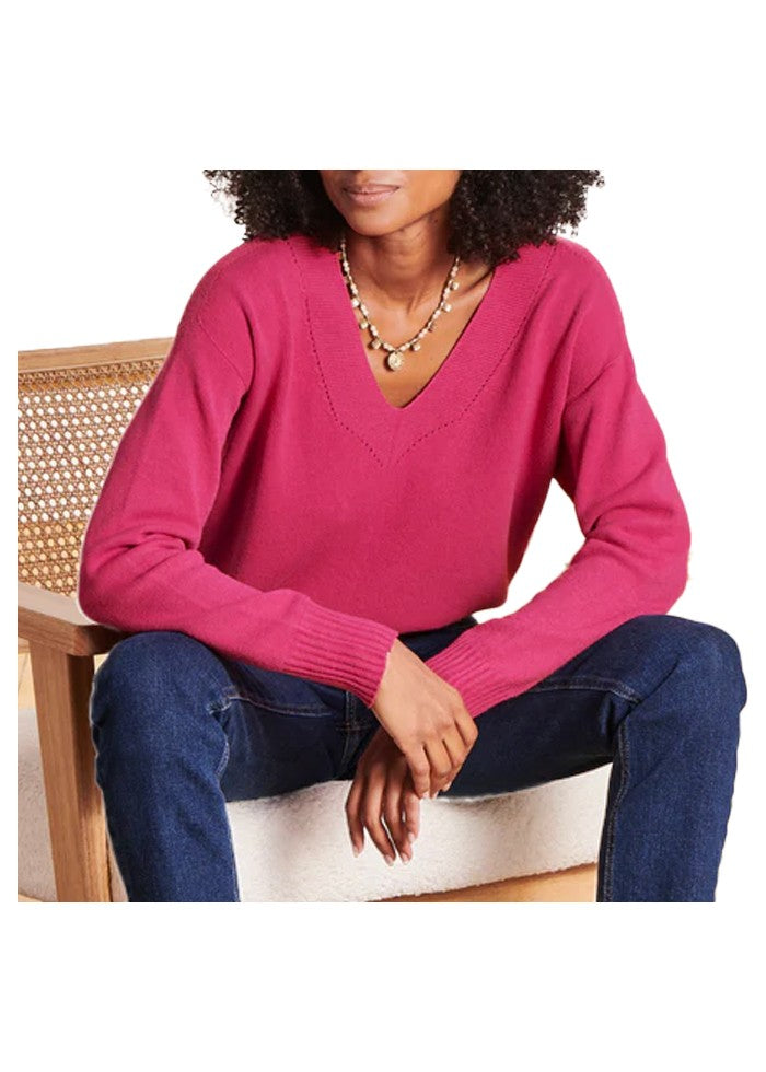 LA FEE MARABOUTEE maglia donna ZOLARA 50% viscosa 30% poliammide 20% lana MADE IN ITALY